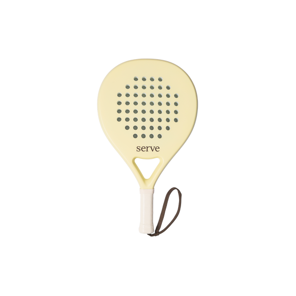 Pastel Yellow Padel Racquet